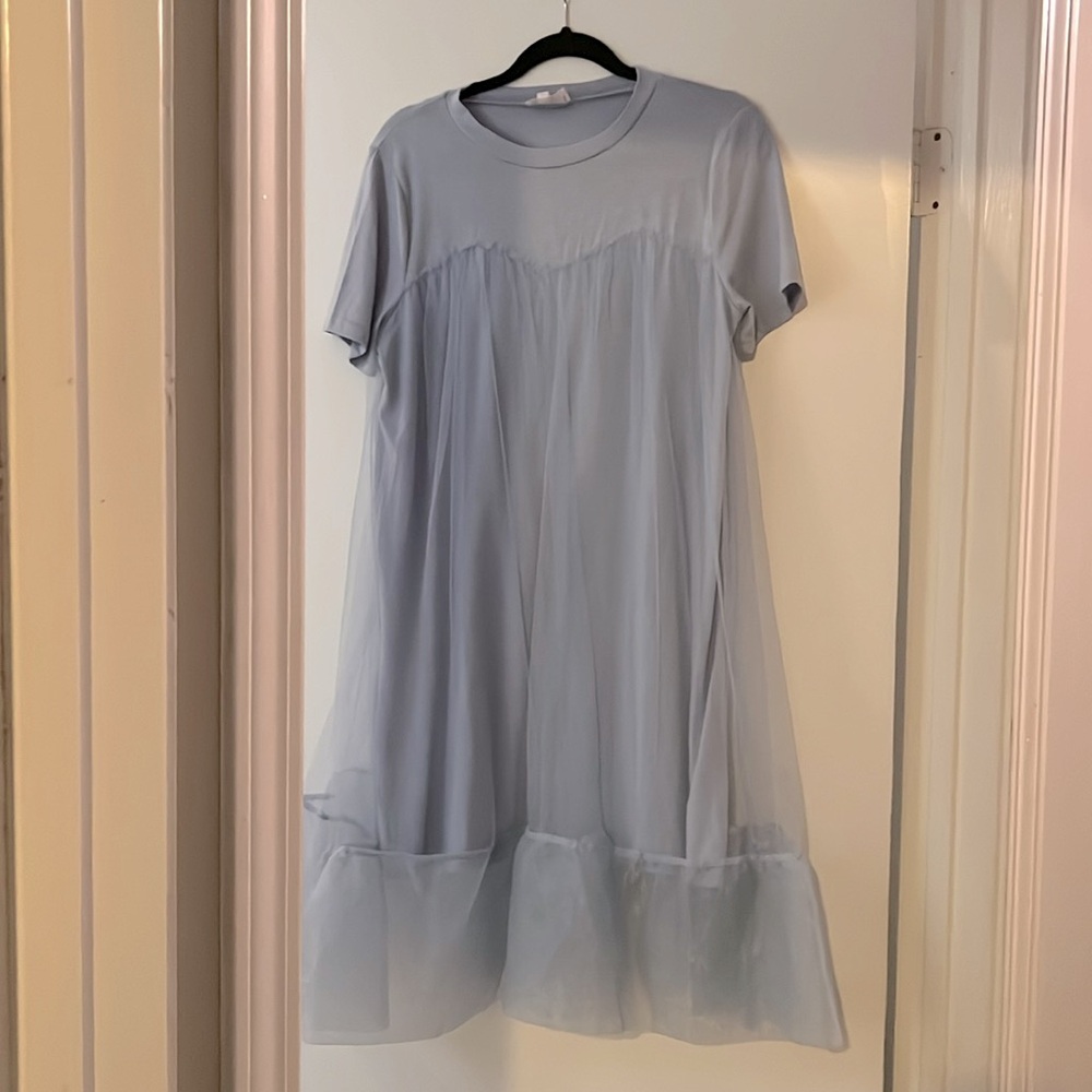 WoWo Light Blue Tulle Dress